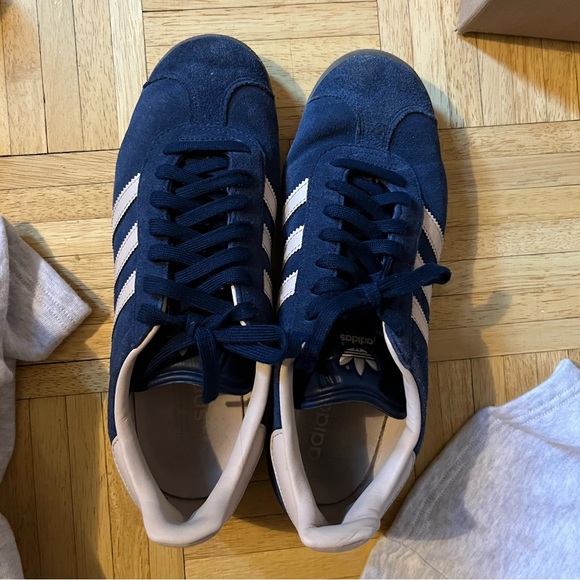 Adidas Gazelle Indigo Wonder Taupe Shoes - Picture 6 of 7